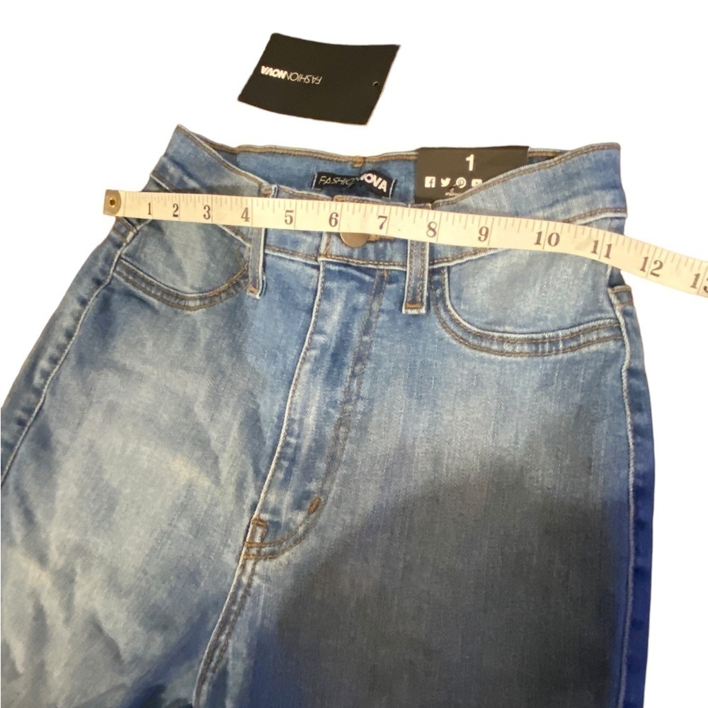 Fashion Nova High Waisted Skinny Jeans Womens size 1 - NWT - Picture 10 of 12